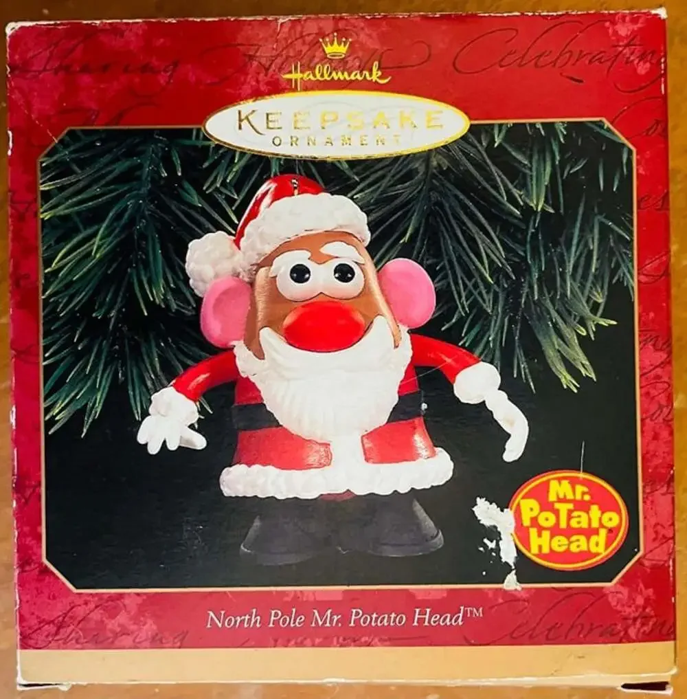 Christmas Hallmark Keepsake Ornament North Pole Mr. Potato Head 1999~ FREE SHIP!